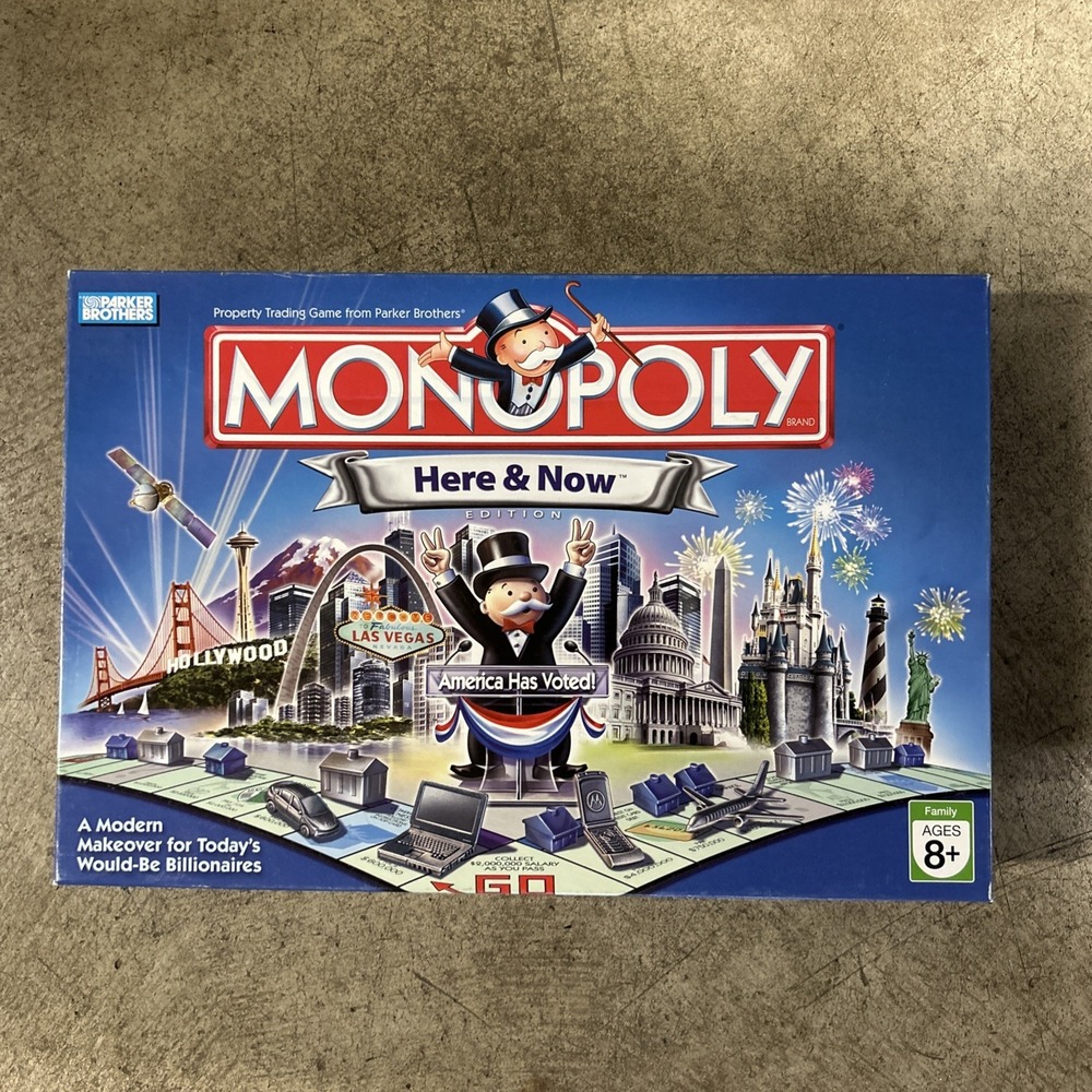 Monopoly Here & Now Edition 2006 America Has Voted Parker Brothers Board Game